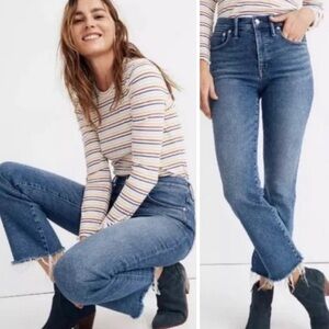 Levi’s Wedgie Straight in Love Triangle
Classic High-Rise Cropped Jeans Blue